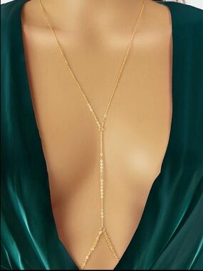 Gold Reversible Body Chain
